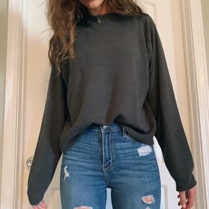 MOCK NECK SWEATER (sorta cropped)
